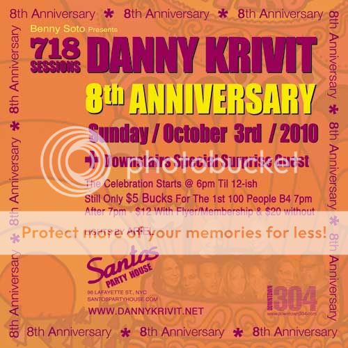 718 Sessions 8th Anniversary w/ Danny Krivit @ Santos 10/03 Back-2-Fix-Cut