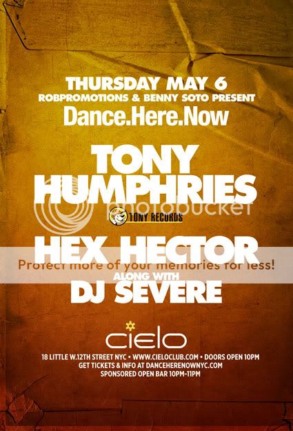 Tony Humphries Hex Hector & Severe | Dance.Here.Now. | Cielo 5/06 DHN050610b