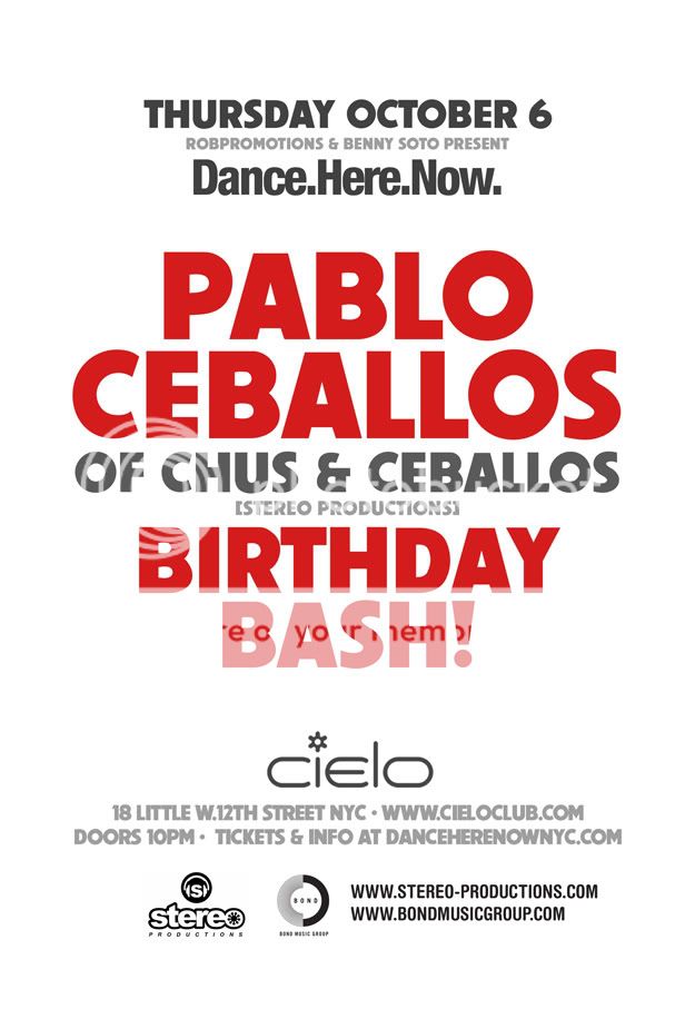 Dance.Here.Now. ~ Pablo Ceballos Birthday Bash! @ Cielo 10/06 DHN100611b