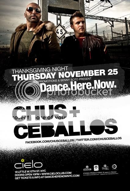 Chus & Ceballos Thanksgiving Night ~ Dance.Here.Now. @ Cielo! DHN112510b