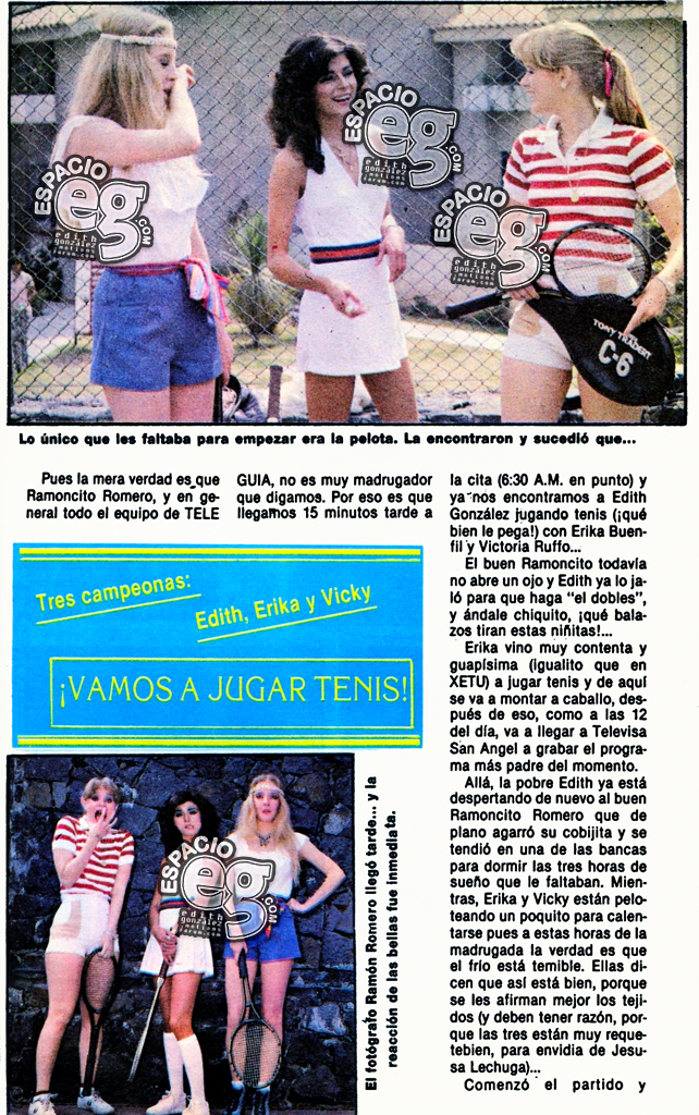 1983-01-20. [ SCANS ] Tres campeonas: Edith, Erika y Vicky Teveguia2