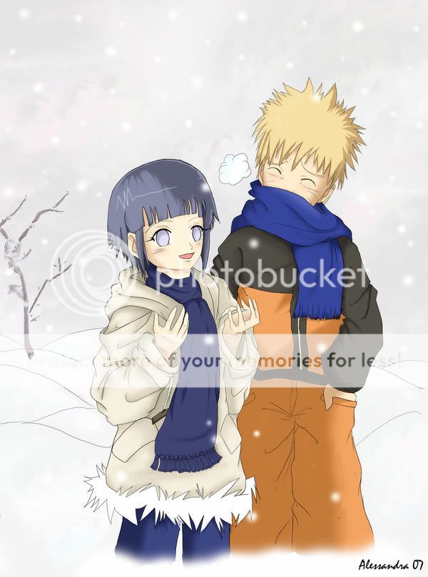 NaruHina Blushin___snow_by_Aleina_chan