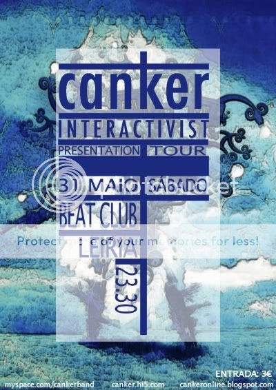 CANKER - 31 de Maio 2008 no Beat Club CartazBeatAzul