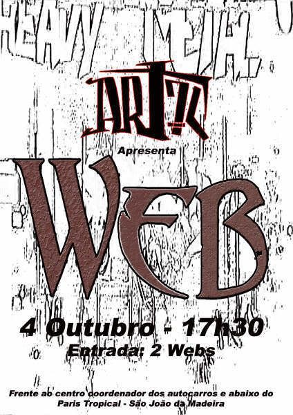 04.10.2008 WEB no Bar ART em São João da Madeira Cartaz_webcopy