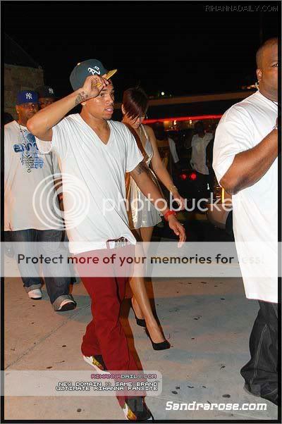 Rihanna and Chris Brown arriving and leaving Club Miami 006-1