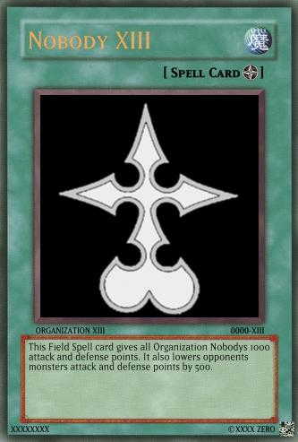 [Field Spell Card] Nobody XIII [Private] NobodyXIII