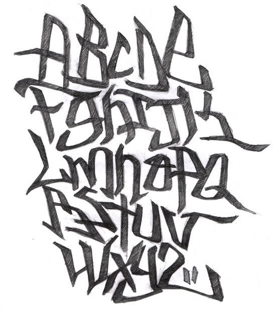 A B C D... Alphabet-graffiti1