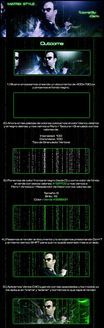 Matrix Style Tutorial TutomatrixPT1