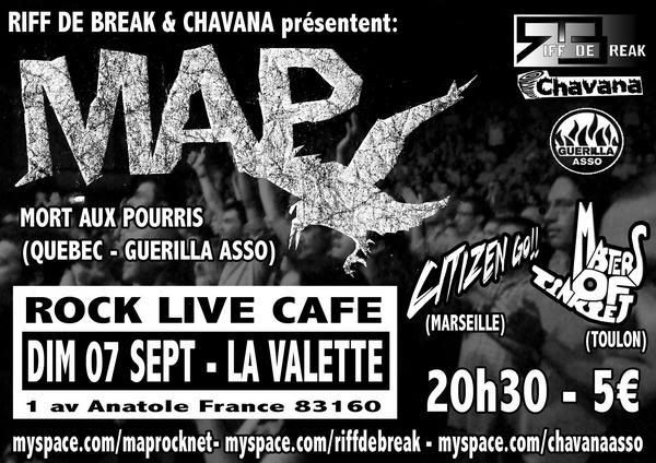 Dimanche 7 Septembre Rock Live Cafe   MAP+CITIZENGO+MOT 7septV2