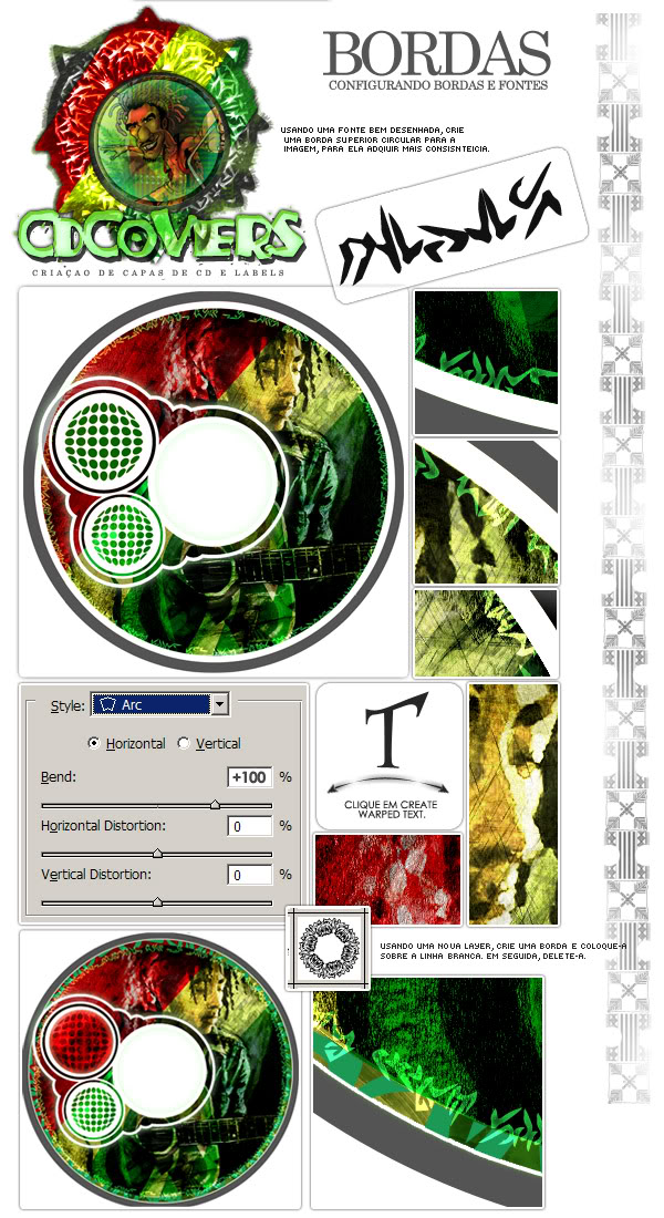 CD-Covers - Capas, Avançado PSD-CD-4