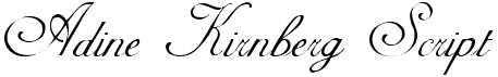 Fonts(Yazı Tipi) Adine_kirnberg0