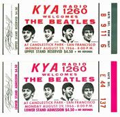 The Beatles'ın Son Konseri: Candlestick Park CandlestickParkTicketsCA059and