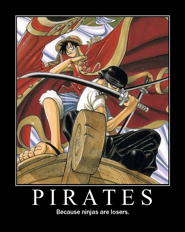 Anime Mtivational Posters Motivation-Pirates
