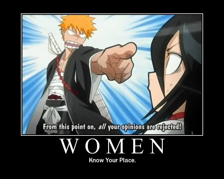 Anime Mtivational Posters Women