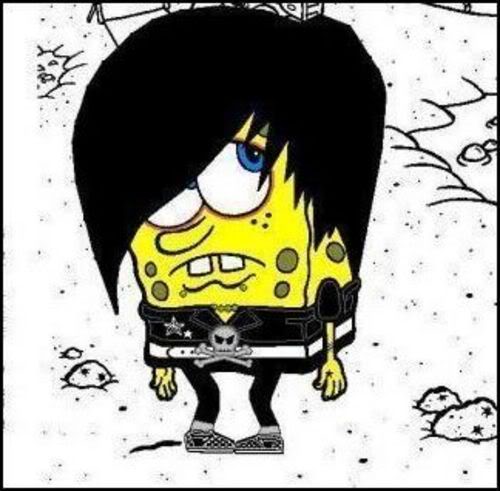 kempiniuko kambaris Emo-Sponge-Bob