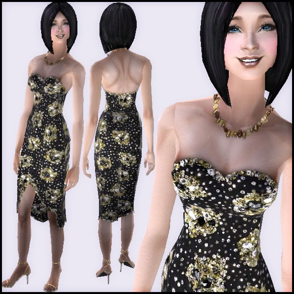 Formal FA - GoldSequinFlower Alekz-GoldSequinFlower