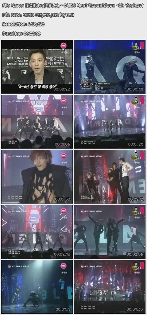 [151009][Perf] MnetCountdown - Oh Yeah (Debut) HQLiveMBLAQ-091015MnetMcountdown-Oh