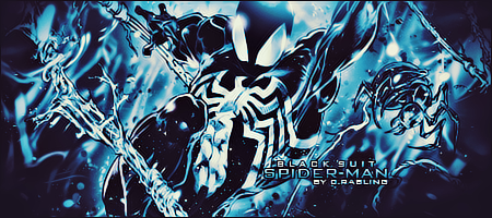 Black Suit Spider-Man FirmaBlackSuitSpidermanCRabling