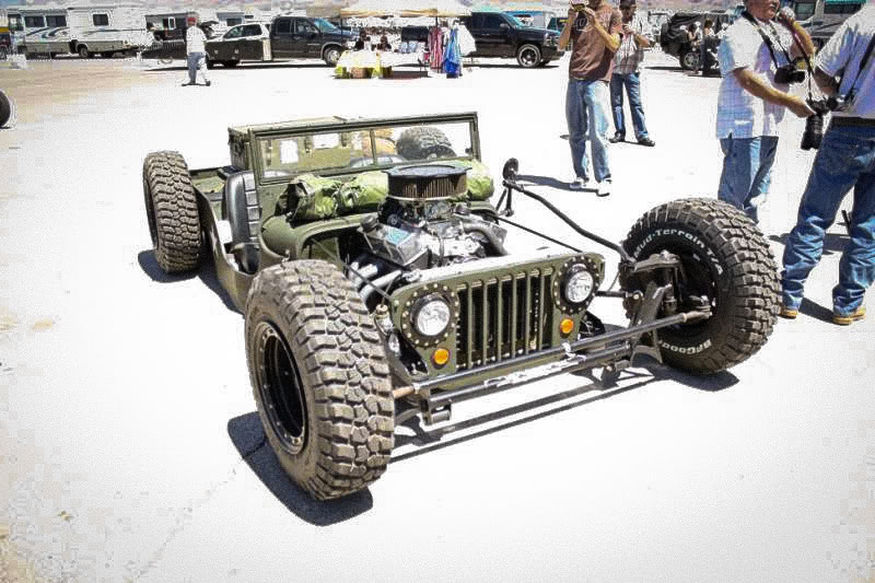 Sweet Rat Rod Flat Fender Jeep IMG_0749-1