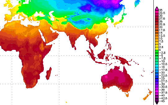 climatological data 1961-1990 Tjan