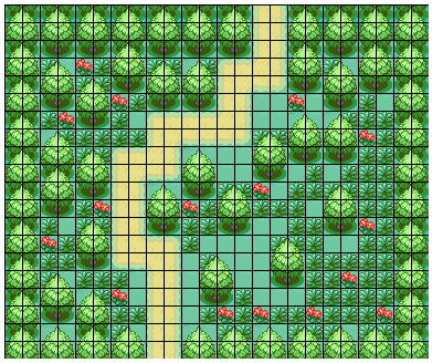 Base du mapping [Gaut5401] Beginmaptreesgrasspathflowers