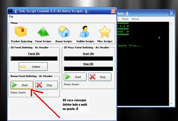 SnG Scrip Console Deletarfurni