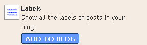 Các tiện ích của blogger.com và hướng dẫn sử dụng Label