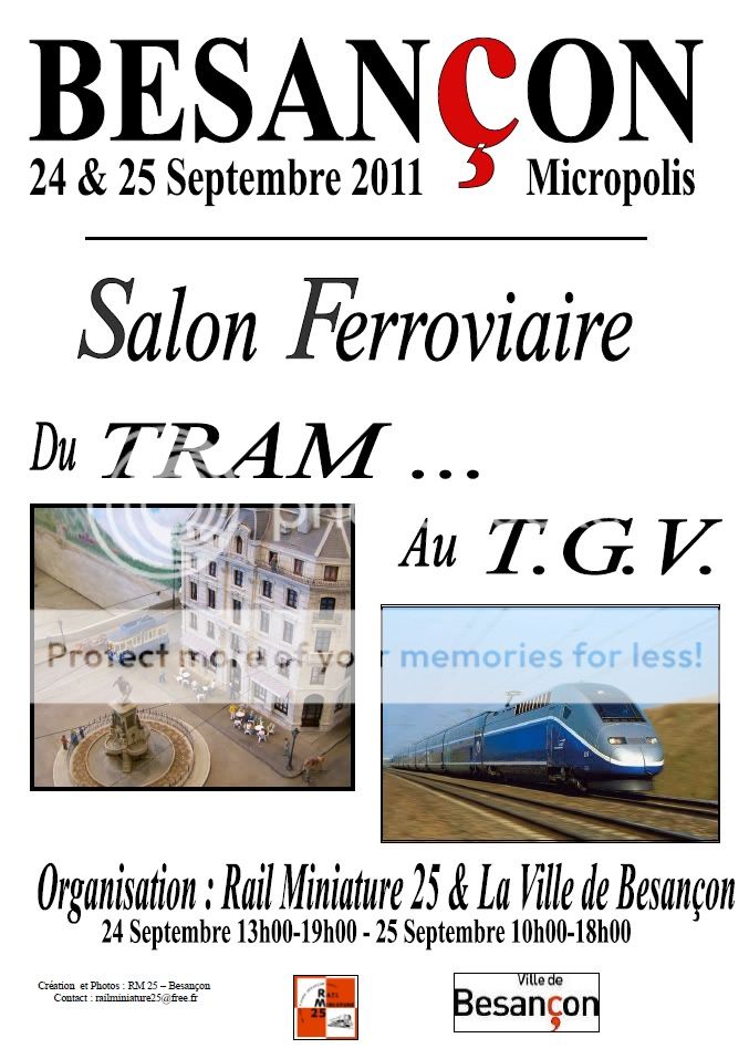 Besançon - Du tram au TGV 24 et 25 septembre 2011 Affiche_expo2011