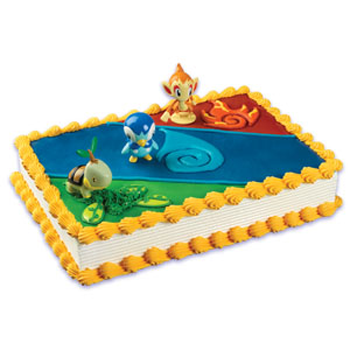 การ์ตูนภาพสีฉากจบ&ปิดบอร์ดชั่วคราว Pokemon-figurine-cake-kit