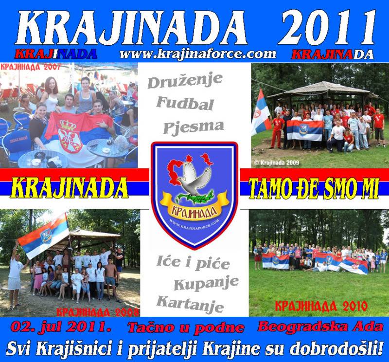 Најава догађаја: Крајинада 02. јул 2011. PLAKAT2