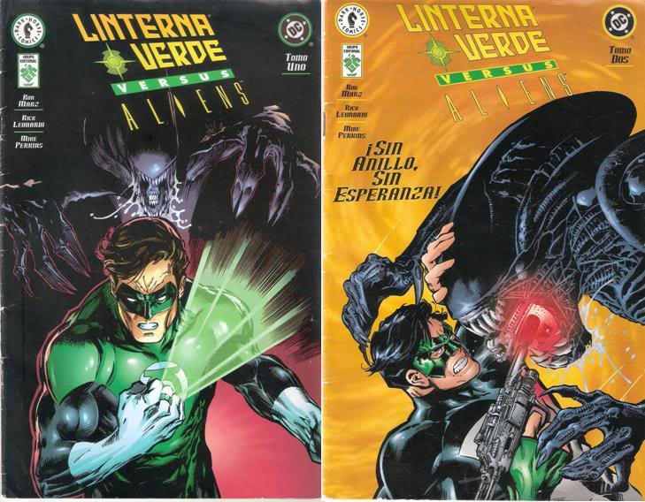 Comic de Linterna verde Vs aliens Linternaverdevsaliens