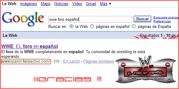 Primeros en Google GOOGLE