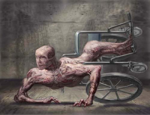 Silent Hill Origins para PS2 SHOWheelchairmonster