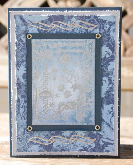 29/08 Tim Holtz et cie Chrismascarolsbleue