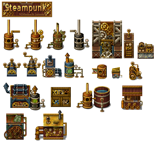 Steampunk Tiles