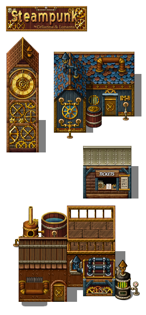 Steampunk Tiles