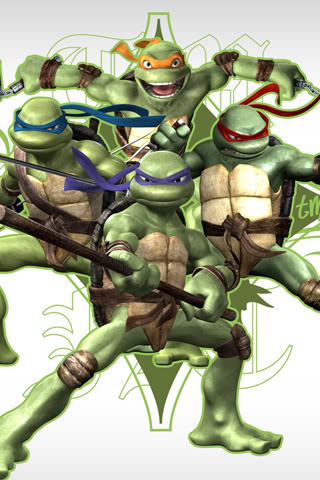 Hình nền cho iphone đây NinjaTurtles