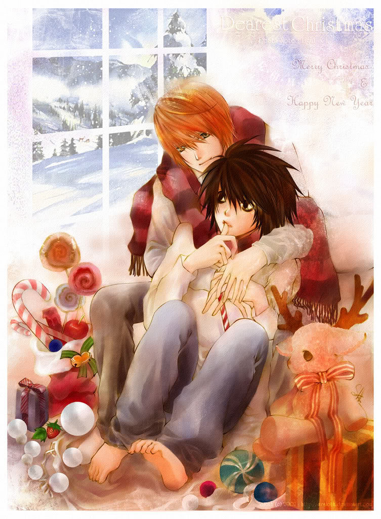 ~ Galeria Death Note][* DN___Dearest_Christmas_by_mrsloth