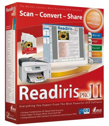 Readiris Pro v11    Word  Excele Readiris