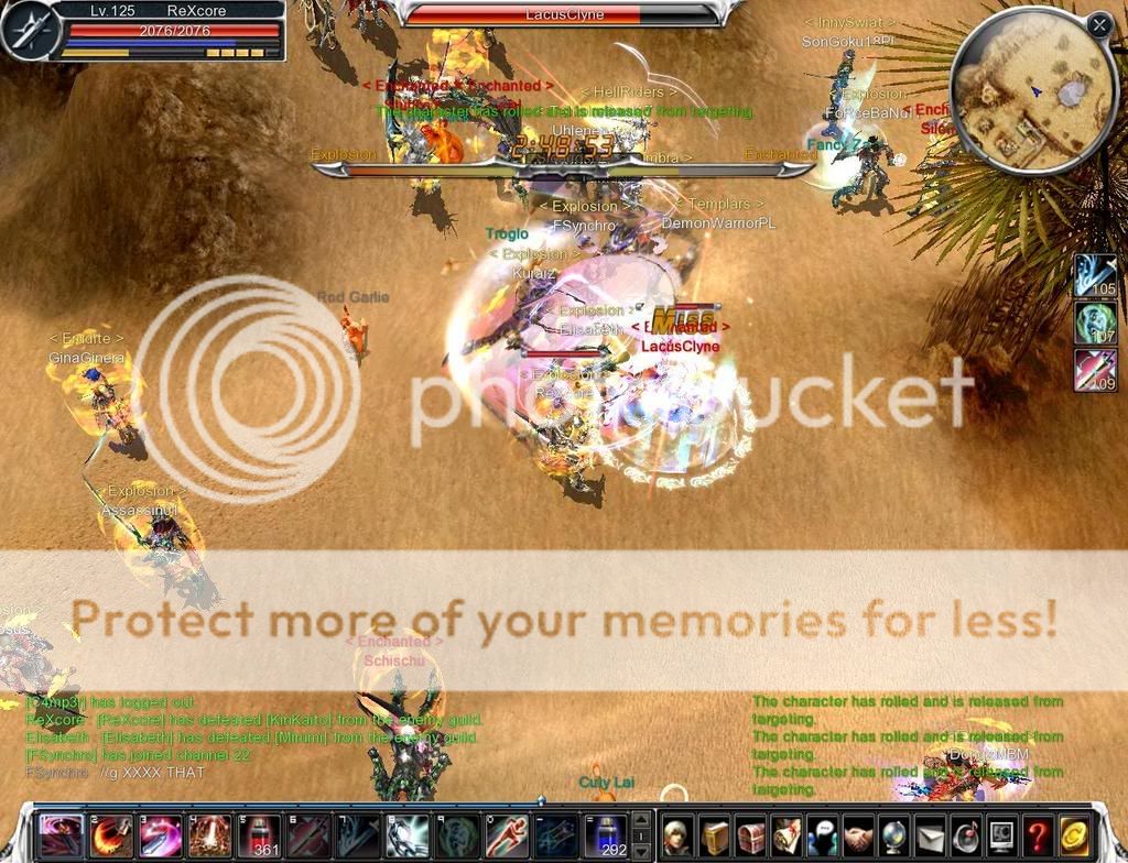 Screenshots from 18.11.07 <Explosion> Vs <Enchanted CabalVer1196-071118-2118-0000