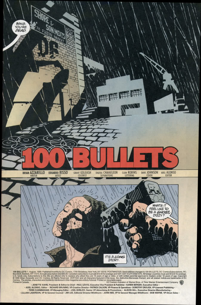 100 Bullets #001 100Bullets1pg01