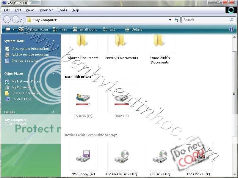 Vista Vortex@prestige 2008 v1 - Phần mềm chuyển đổi giao diện XP sang Vista tuyệt vời 6-3