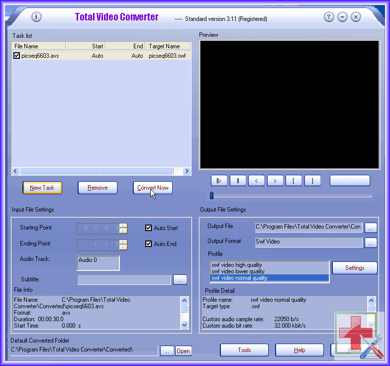 Sử dụng total video converter Picture-11