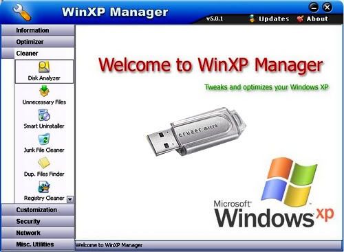 WinXP Manager - Portable Hu106h