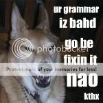 Ho-hum. Badgrammardoga