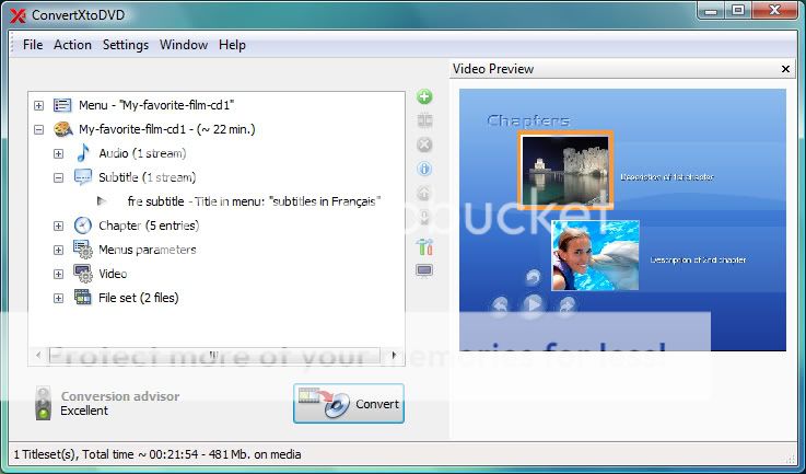 ConvertXToDVD 3.3.1.99 (MKV, AVI, XVID, WMV + More To DVD!) X2Dmenu_en