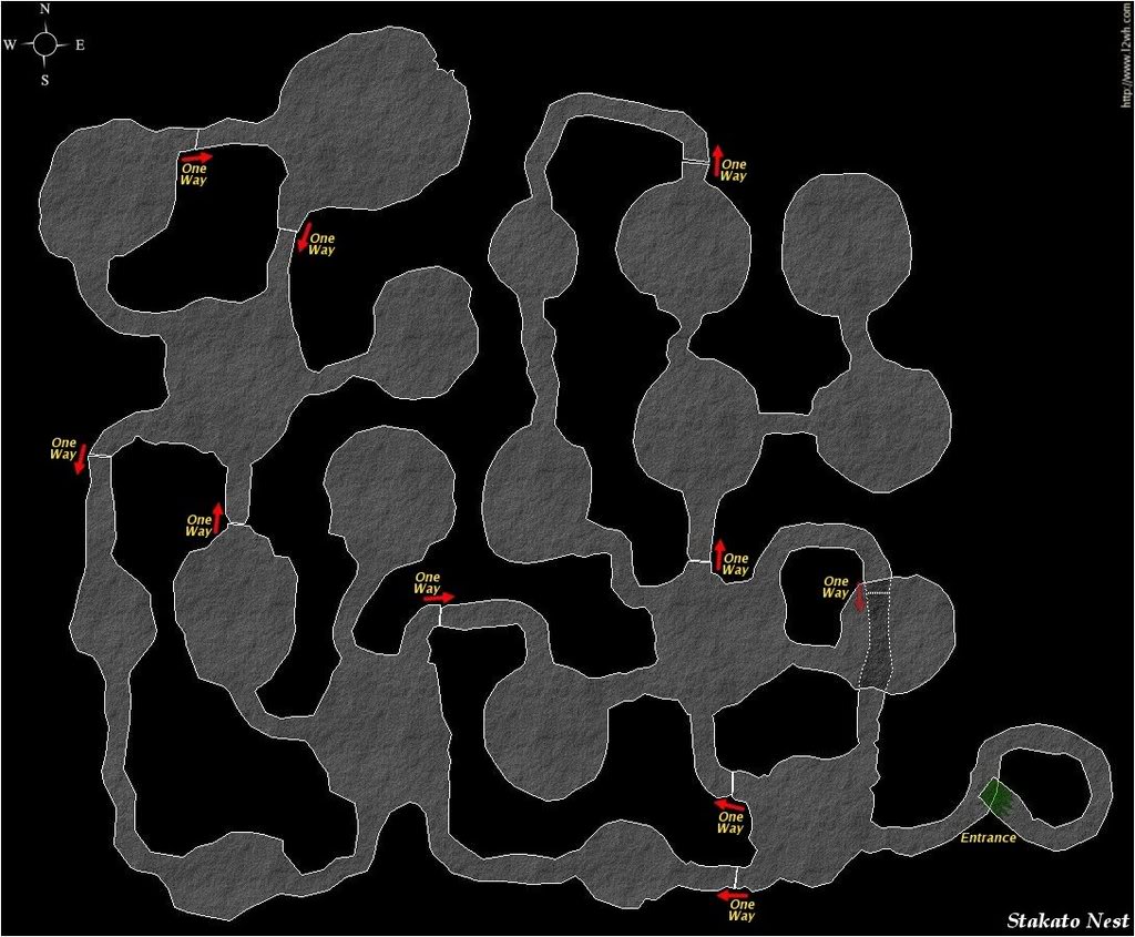 El Stakato Nest (ONE WAY = unico camino, se puede ir para el lado q señala la flecha nomas) StakatoNest