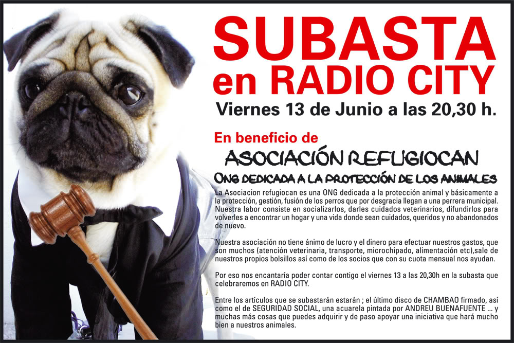 REFUGIOCAN-SUBASTA BENEFICA A FAVOR DE LA PROTECCION ANIMAL Image0011