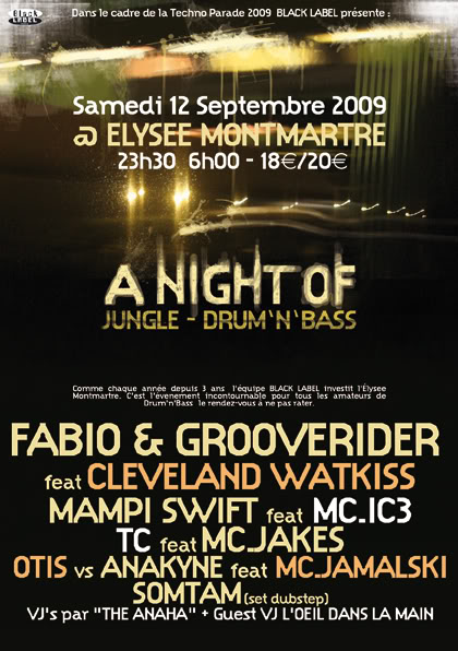 12/09/09 : BLACK LABEL @ELYSEE MONTMARTRE Flyer_recto_LD