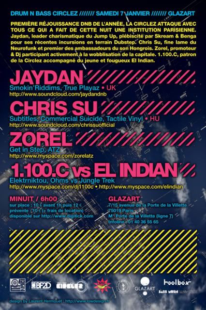 07/01/2012 : DRUM N BASS CIRCLEZ : jaydan @GLAZART DRUMNBASSCIRCLEZ070112VERSOWEB